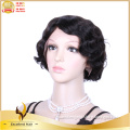 China websites that accept paypal short cut for curly indian human hair wigs